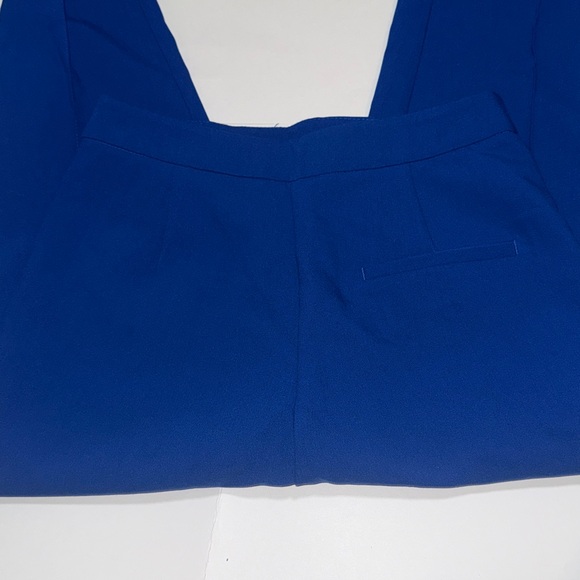 Zara High Waisted Pant Cobalt Blue Size Medium (More like a small) Office Work - Picture 9 of 13
